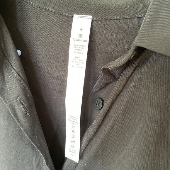 Lululemon perfectly poised cupro blend oversized shirt dress - Picture 5 of 12